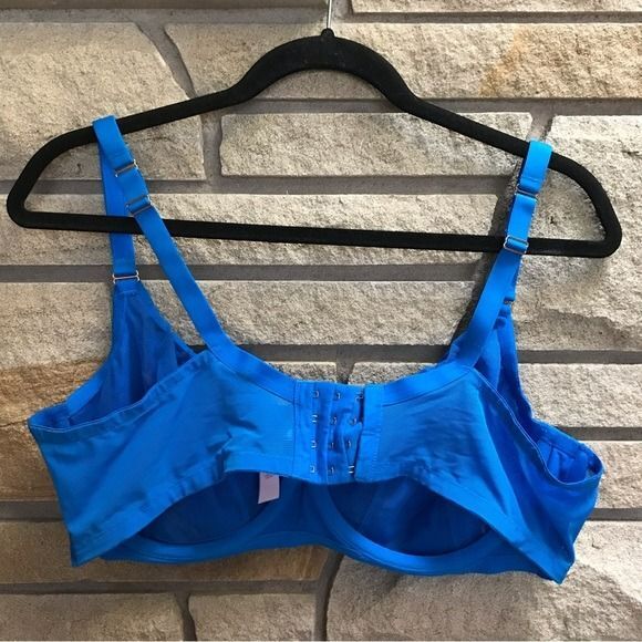 Savage Fenty Unlined Leopard Print Bra Blue 40D - Picture 4 of 9